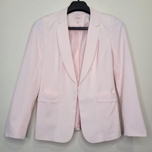 Candie's Pink Open Front Stretch Blazer, Size M